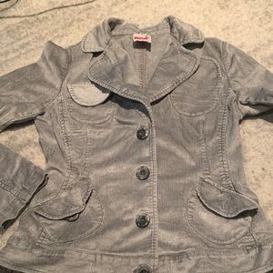 #003 Mondi Women's Gray Corduroy Blazer